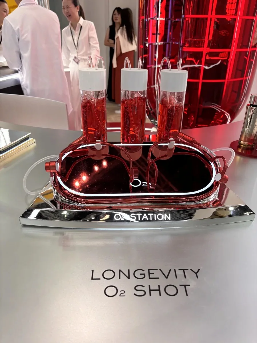 Lancôme Longevity O2 Station 演示
