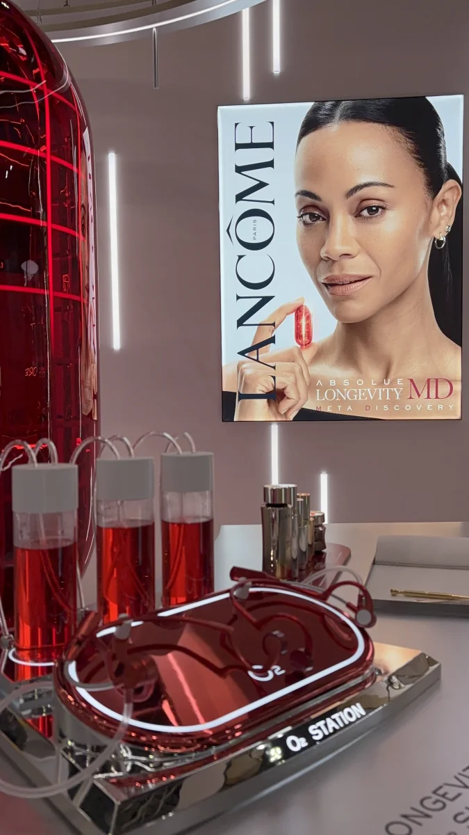 Lancôme Longevity O2 Station 展示