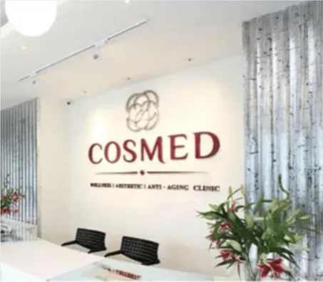 Cosmed Clinic reception in Jakarta, Indonesia