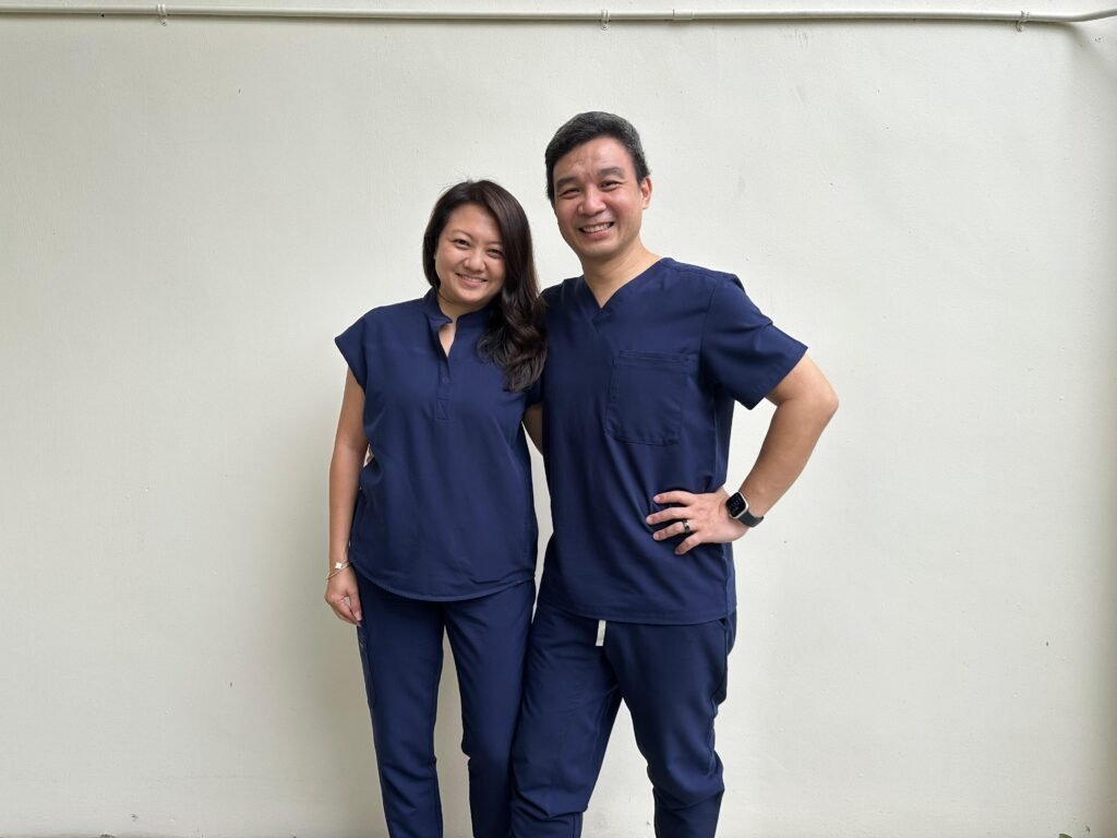 Louisa Lee and Dr Yue Weng Cheu Avantir Wellness HBOT Partner